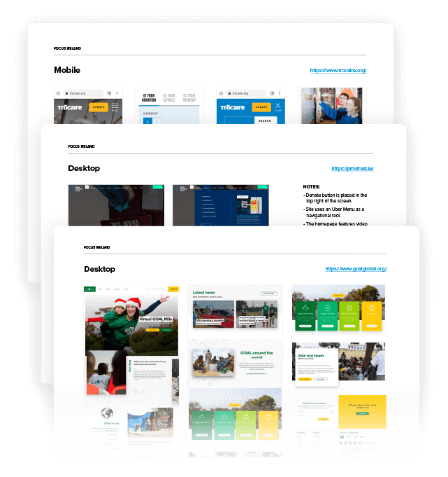 Focus Ireland Benchmarking mobile